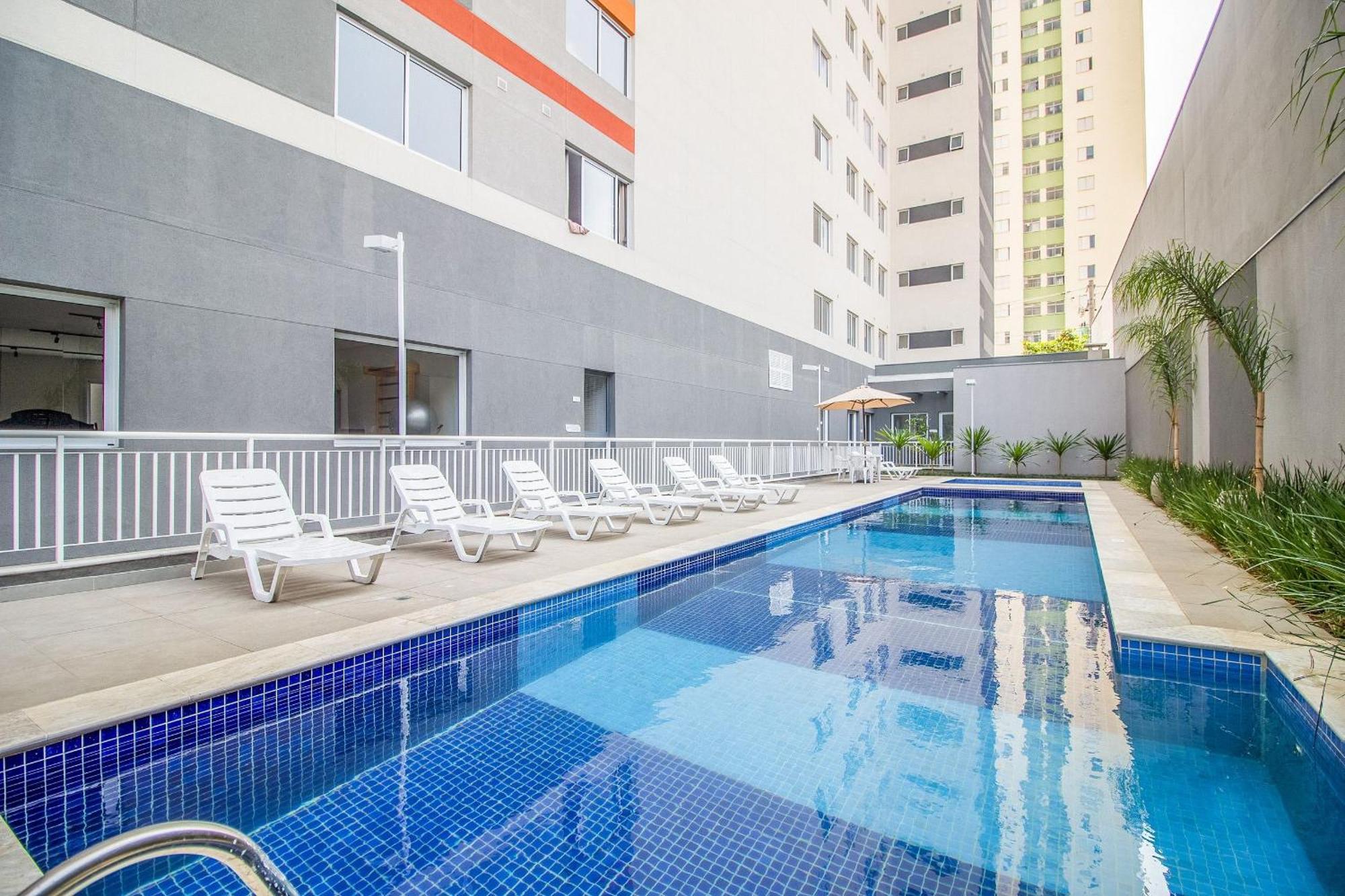 Charmoso Studio No Bras Com Piscina - Metro Bras Sao Paulo Exterior foto