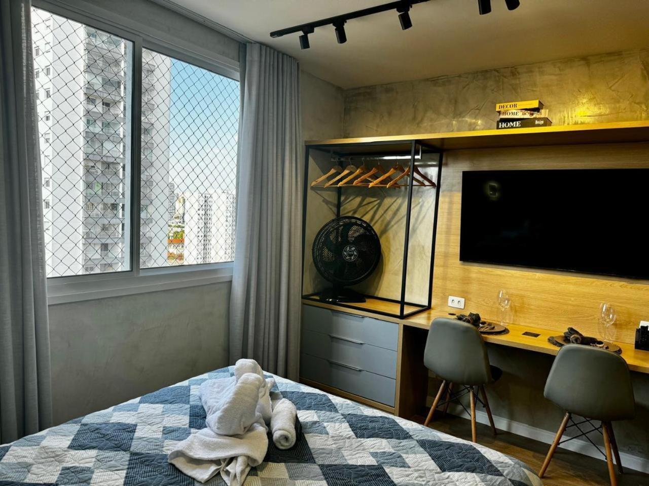 Charmoso Studio No Bras Com Piscina - Metro Bras Sao Paulo Exterior foto